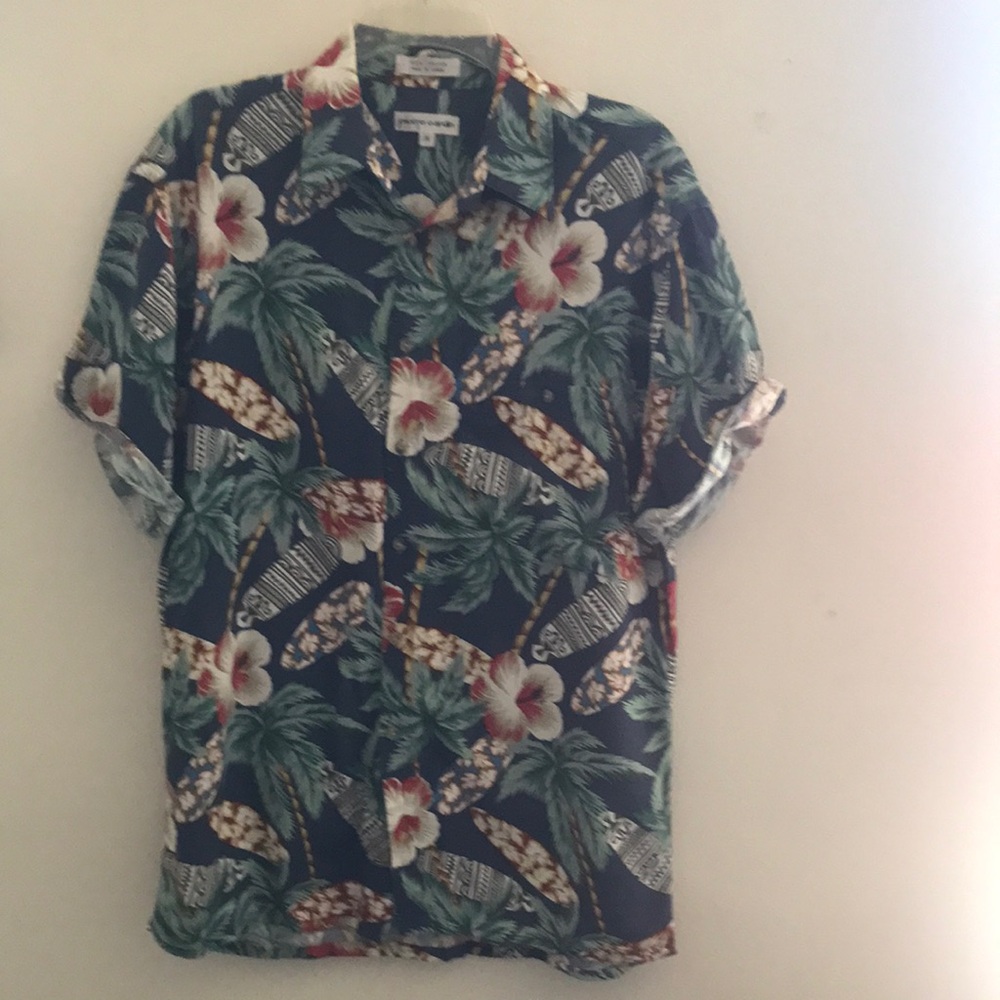 Pierre Cardin Blue Casual Button Down Shirt